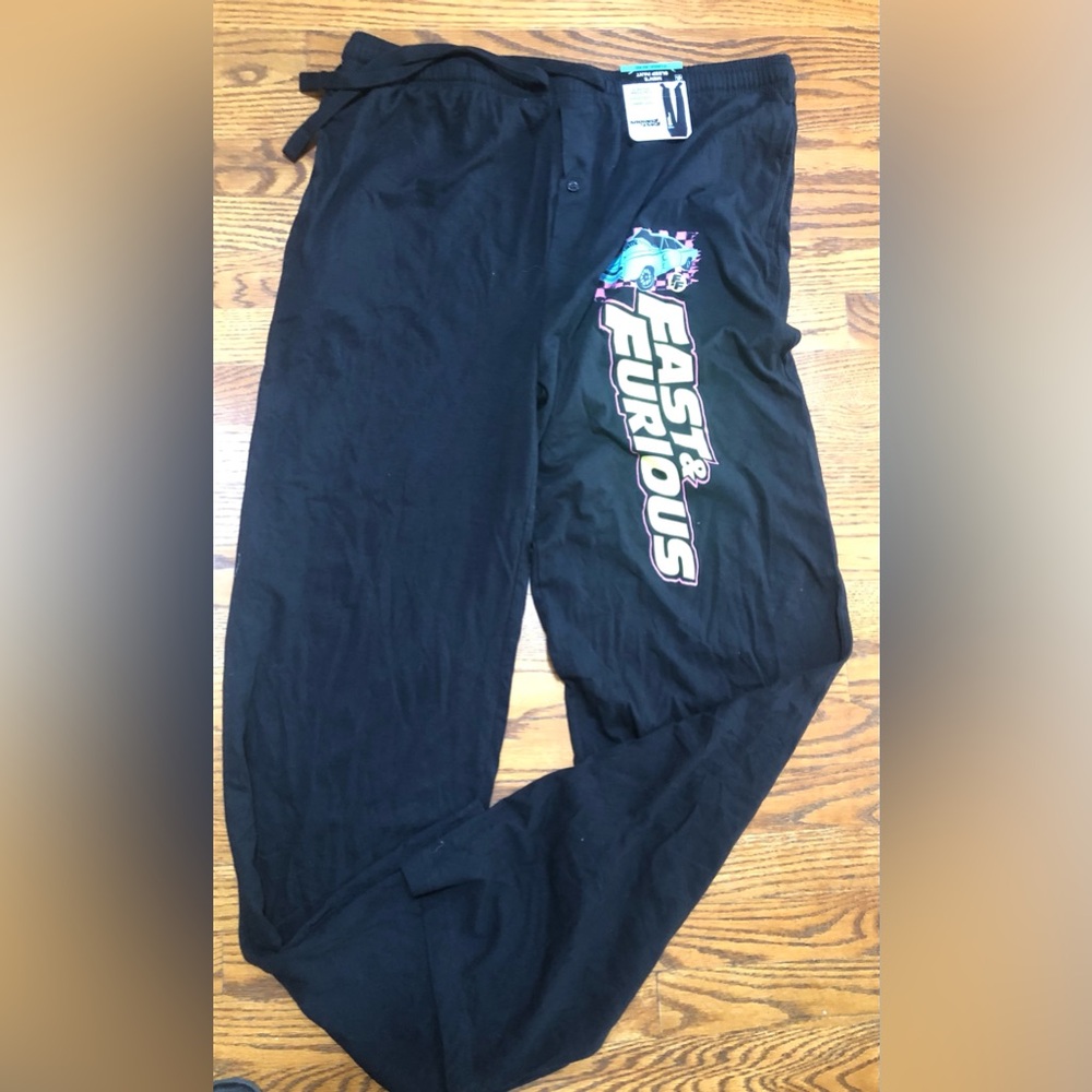 NWT Fast And Furious Men’s Sleep Pants, Extra Large ￼